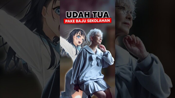 Nenek Tua Pakai Sailor Fuku / Seragam Pelaut