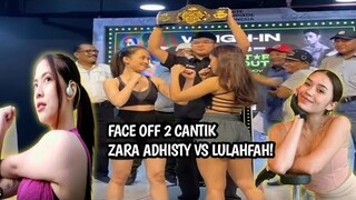 PRESSCON 3 ZARA ADHISTY VS LULAHFAH || TIMBANG BADAN ZARA ADHISTY VS LULAHFAH