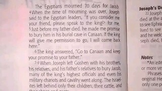 Daily Verse.                  Genesis 50:1-5