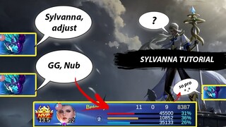 Watch This And You Will Realize How Strong Is Sylvanna! (Tutorial) | MLBB
