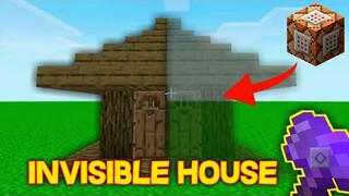 How to make an Invisible House in Minecraft using Command Block