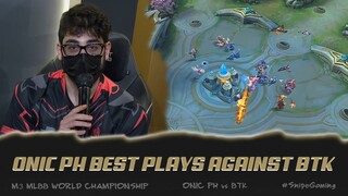 ONIC PH BEST PLAYS MATAPOS WALISIN ANG BTK SA UPPER BRACKET FINALS