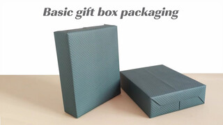 [Handmade] วิธีห่อของขวัญทรงสี่เหลี่ยมผืนผ้ากล่อง