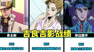 吉良吉影战绩统计，猜猜他胜率多少？