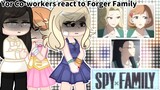 Yor's Co-workers react to Forger Family | spy x family | 1/1 | gacha glitch | no part 2 | rus/eng