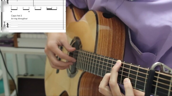 "Jiangnan" strongest tapped version "fingerstyle guitar" teaching! Nanny level must practice after r