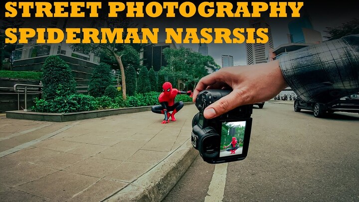 POV Street Photography Jakarta | Ketemu Spidermen Minta Difotoin
