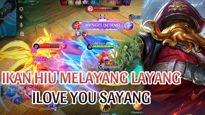 IKAN HIU MELAYANG LAYANG ILOVE YOU SAYANG
