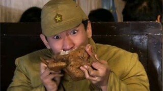 鬼子第一次吃山东烧鸡，大口大口啃，太过瘾了，可最后惨了！