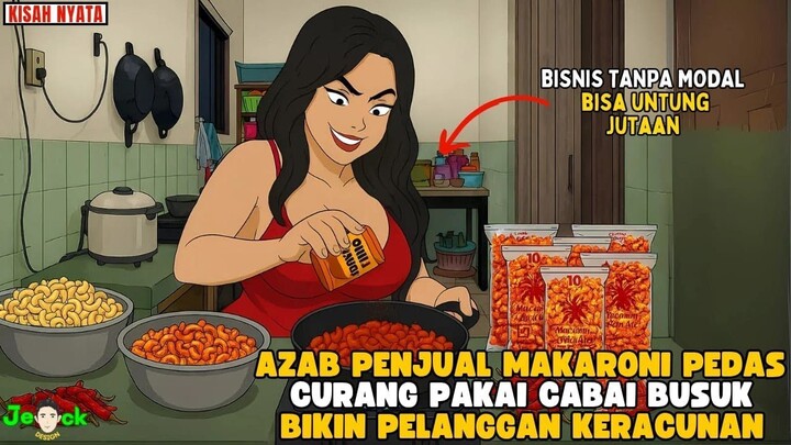 AZAB PENJUAL MAKARONI PEDAS CURANG PAKAI CABAI BUSUK BIKIN PELANGGAN KERACUN