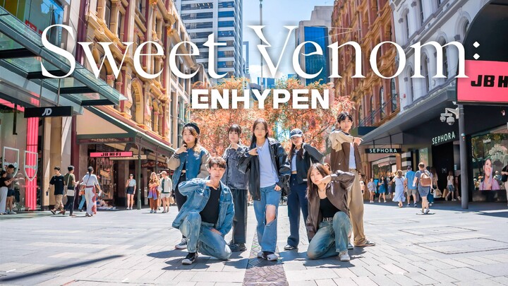 【Sweet Venom-ENHYPEN】Bị bảy chiếc chậu ám mạnh mẽ tại Úc, nhảy cực ngọt ngào! Thử thách chỉnh sửa da
