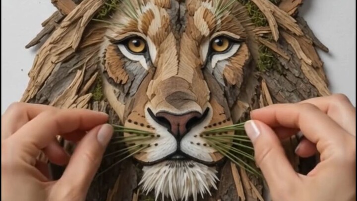 lakdi se lion