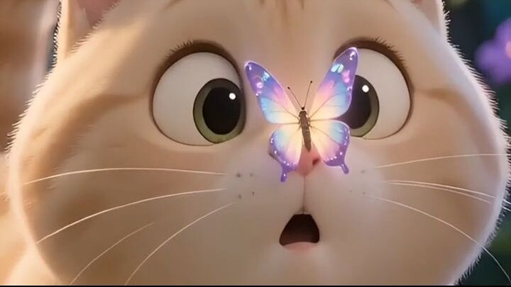 O Gato e a Borboleta Mágica!