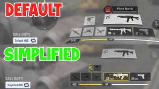 *TIPS* HOW TO CHANGE YOUR HUD FROM "DEFAULT TO SIMPLIFIED" in COD MOBILE!!