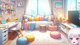 Although she is a hot girl, she is too socially afraid to invite Xiaoyuan to sing with her.