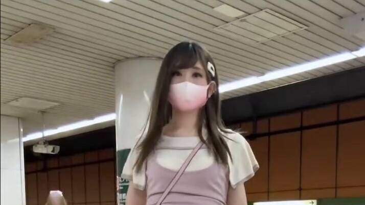 Japanese male girl commutes to work, colleagues say hot rectum