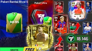 GACHA 18.000 FC POINT HOKI BANGET DAPET ICON BARU DAN PEMAIN OVR 91+! RIVALS EA FC MOBILE YUAHPLAY!