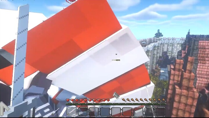 [GMV]Fighting with giant in Minecraft|<Ninelie>
