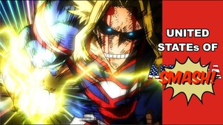 United States of Smash - Pertarungan All Might vs All for One Berakhir dg Emosional