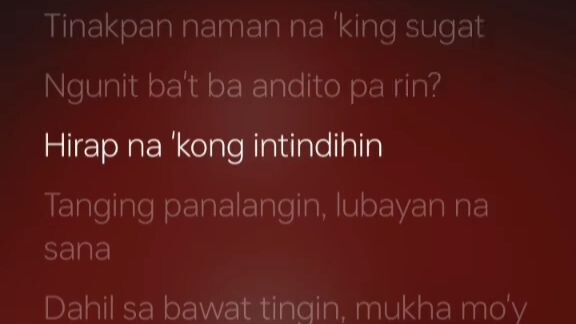 sad song