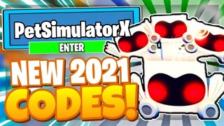 *2021* ALL NEW SECRET OP CODES! Roblox Pet Simulator X