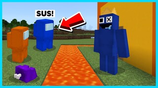 MIPAN & ZUZUZU Buat Rumah Aman Blue Rainbow Friends Vs Among Us! SUS BANGET!