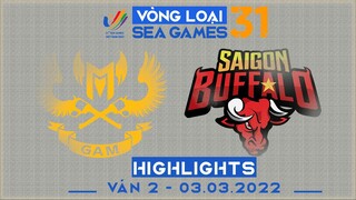 Highlights SGB vs GAM [Ván 2][Vòng Loại Seagame31 - Vòng 2][03.03..2022]
