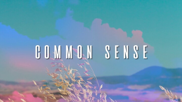 Joshua Bassett - Common Sense (Lyrics)