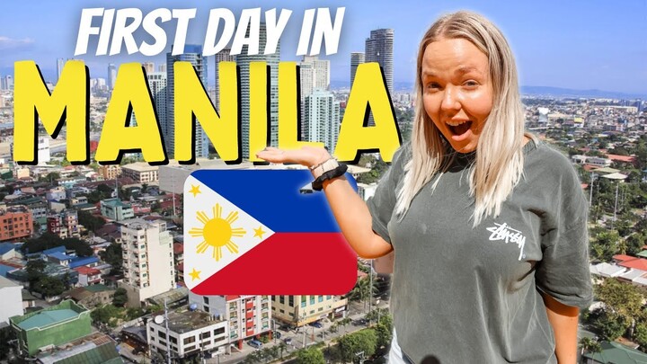 My FIRST TIME in the PHILIPPINES! (first impressions of Manila) 🇵🇭