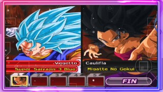 VEGETTO SSJ 3 BLUE VS CAULIFLA ULTRA INSTINC - DB MOD ANDROID GAMEPLAY