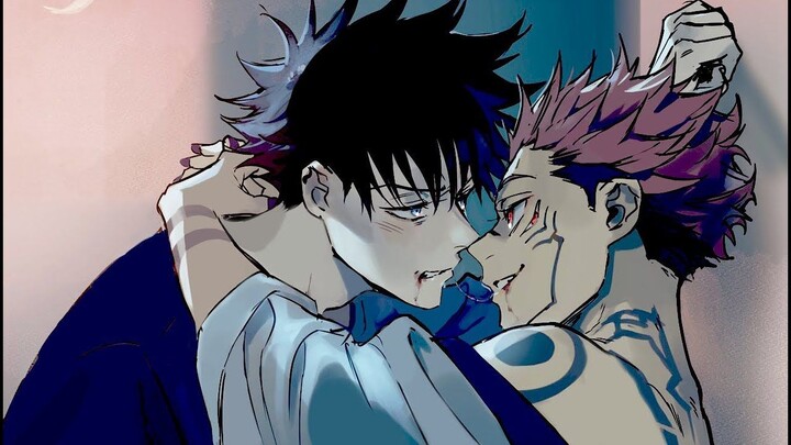 YUJI KISS1NG WITH SUKUNA 👀