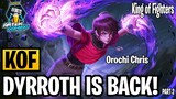 KOF DYRROTH (Orochi Chris) GAMEPLAY PART 2!  KING OF FIGHTERS -KOF- SKINS ARE BACK! MLBB