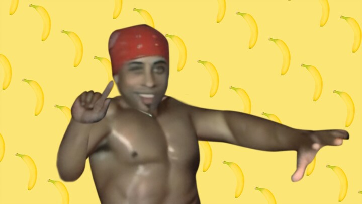 Even Banana-kun is doing a doodle♂dance