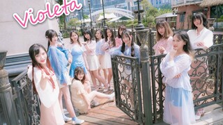 【IZ*MAX】IZONE♪VIOLETA12 people complete version lightning tower♡Multi-camera stage version