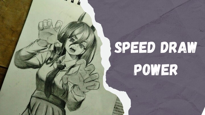 speed draw power dari anime chainsaw man