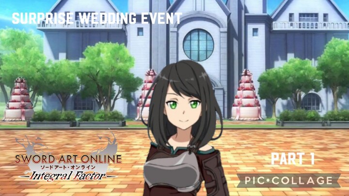 Sword Art Online Integral Factor: Surprise Wedding Event Part 1