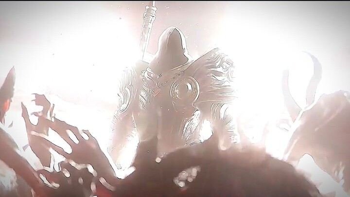 This is the final battle between Hell and Heaven: the Archangel of Ten Wings single-handedly charges