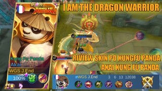 REVIEW SKIN AKAI KUNG FU PANDA, DRAGON WARRIOR PO !! | ADA NAGA-NAGANYAAA | GAMEPLAY AKAI