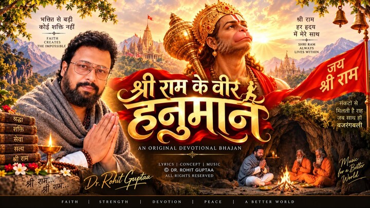 Jai Veer Hanuman | Original Hanuman Devotional Bhajan | Dr. Rohit Guptaa | VASTUDEVAA