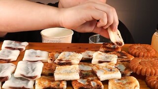 Bánh dẻo, bánh nướng - ăn mukbang