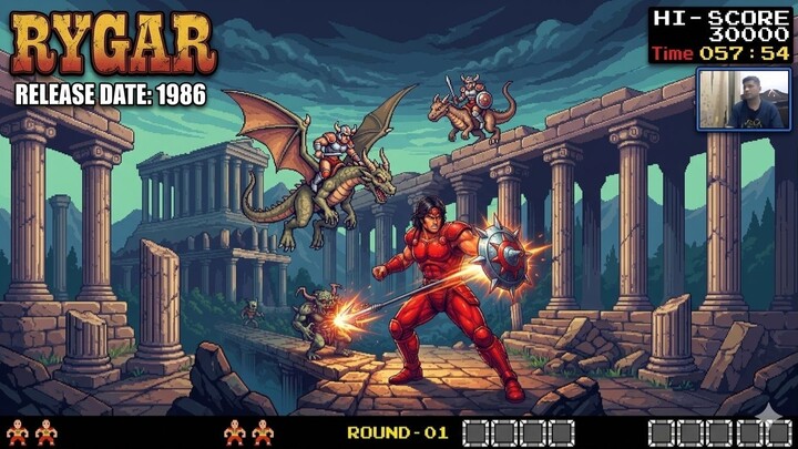 RYGAR Game 1986 Retro Gaming