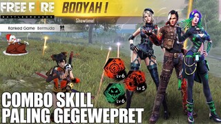 KETIKA 3 SKILL BERGABUNG DALAM 1 KARAKTER LANGSUNG AUTO GEGEWEPRET!!! GARENA FREE FIRE