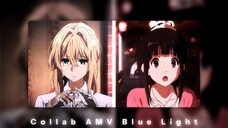 Collaboration AMV Typography [epryhn X d.amv17] - Blue Light