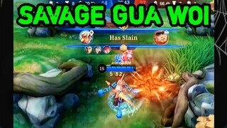 VALEE ASW 😤😡😠 | ZILONG GAGAL SAVAGE | Mobile Legends WTF Moment