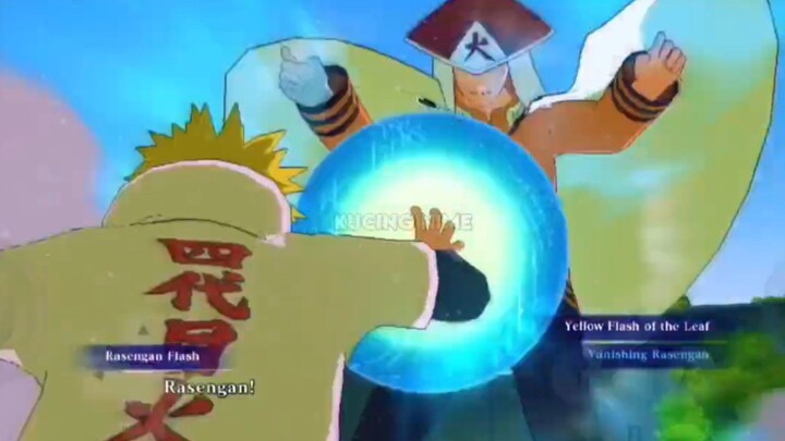 NARUTO HOKAGE VS MINATO HOKAGE 4 - NXB STORM CONNECTION ANDROID GAMEPLAY