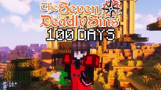 I Played Minecraft Seven Deadly Sins For 100 DAYS… This Is What Happened