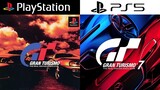 Gran Turismo PlayStation Evolution PS1 - PS5