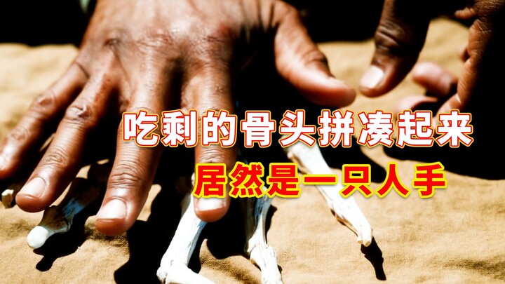 Người đàn ông nhổ những mẩu xương còn sót lại ra, rồi ghép chúng lại thì hóa ra đó là một bàn tay ng