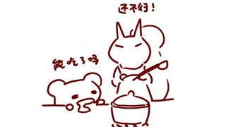 【鼠糖】尽管双鼠口味天差地别，但松鼠依然会很努力的做太太爱吃的菜