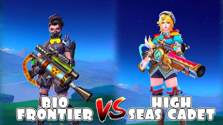 Kimmy High Seas Cadet VS Bio Frontier Skin Comparison